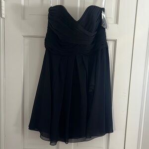 Elegant Black Strapless Dress NWT